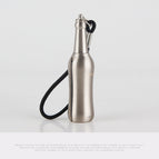 Silver wine bottle