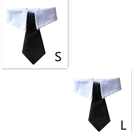 Pet bow tie tie child baby tie cartoon print small tie spot wholesale dog tie