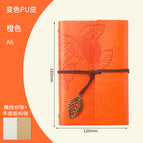 A6 Orange Horizontal Line