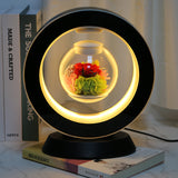 AuraBloom | Floating Flower Lamp | Levitation Bloom Rotation | Romantic Gift | Red -