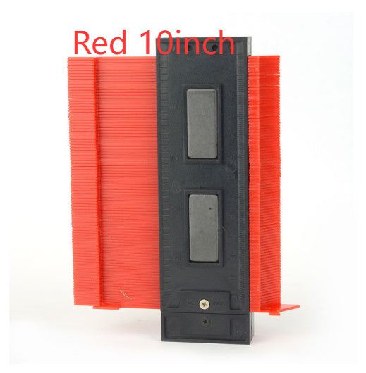 Radial | Contour Gauge | Irregular Contour Gauge | Abs Plastic Angle Ruler | 146x105x26mm | Fast Accurate Shape Copying -