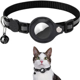 Reflective Nylon AirTag Pet Collar | Waterproof Holder Case for Apple AirTag | Adjustable Dog & Cat Collar for Puppies, Kittens & Small Pets | Secure & Durable - Animals & Pet Supplies > Pet Supplies > Pet Collars & Harnesses > Breakaway & Safety Collars