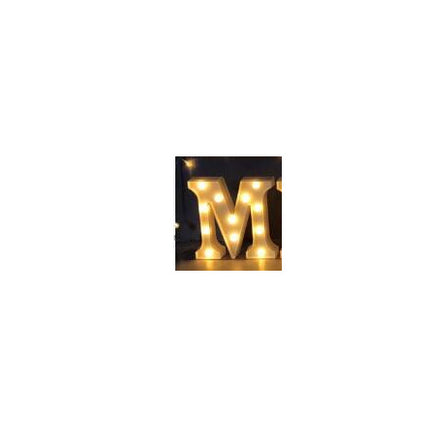 Luminous LED Letter Number Night Light English Alphabet Number Battery Lamp Romantic Wedding Christmas Party Decoration
