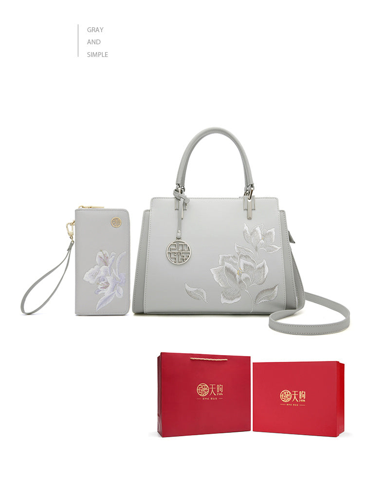 Practical Bags | Gift Bags | Chinese Style Design | Gift Box Ready | Gray Blue Green Red Dark Green Pearl White | Ideal Gift For Mom On Mothers Day -