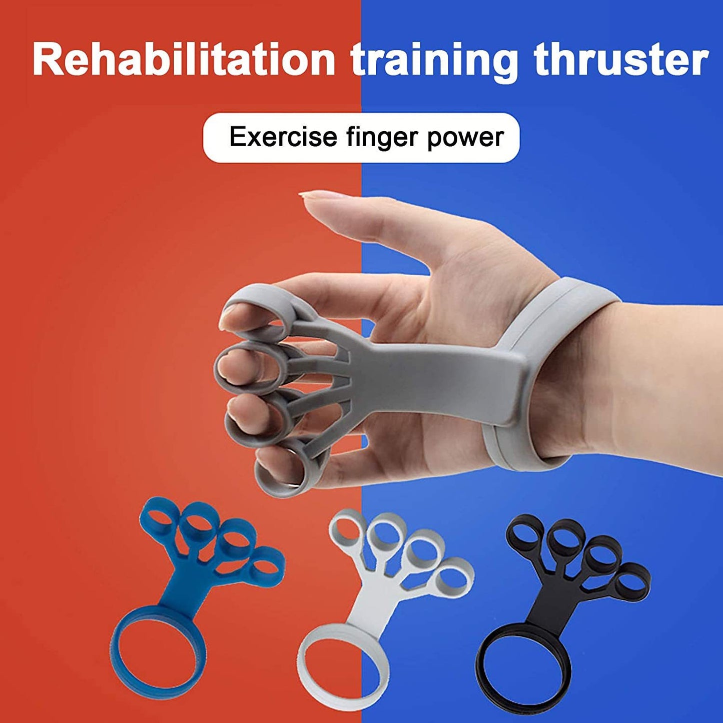 Silicone Grip | Finger Grip | Soft Silicone | Durable | Blue | Arthritis Pain Relief -