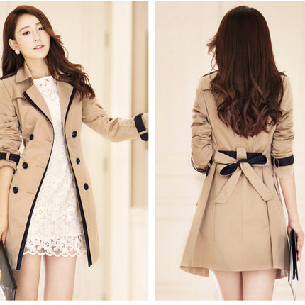 Ladies Autumn Trench Coat For Women Winter Long Coats