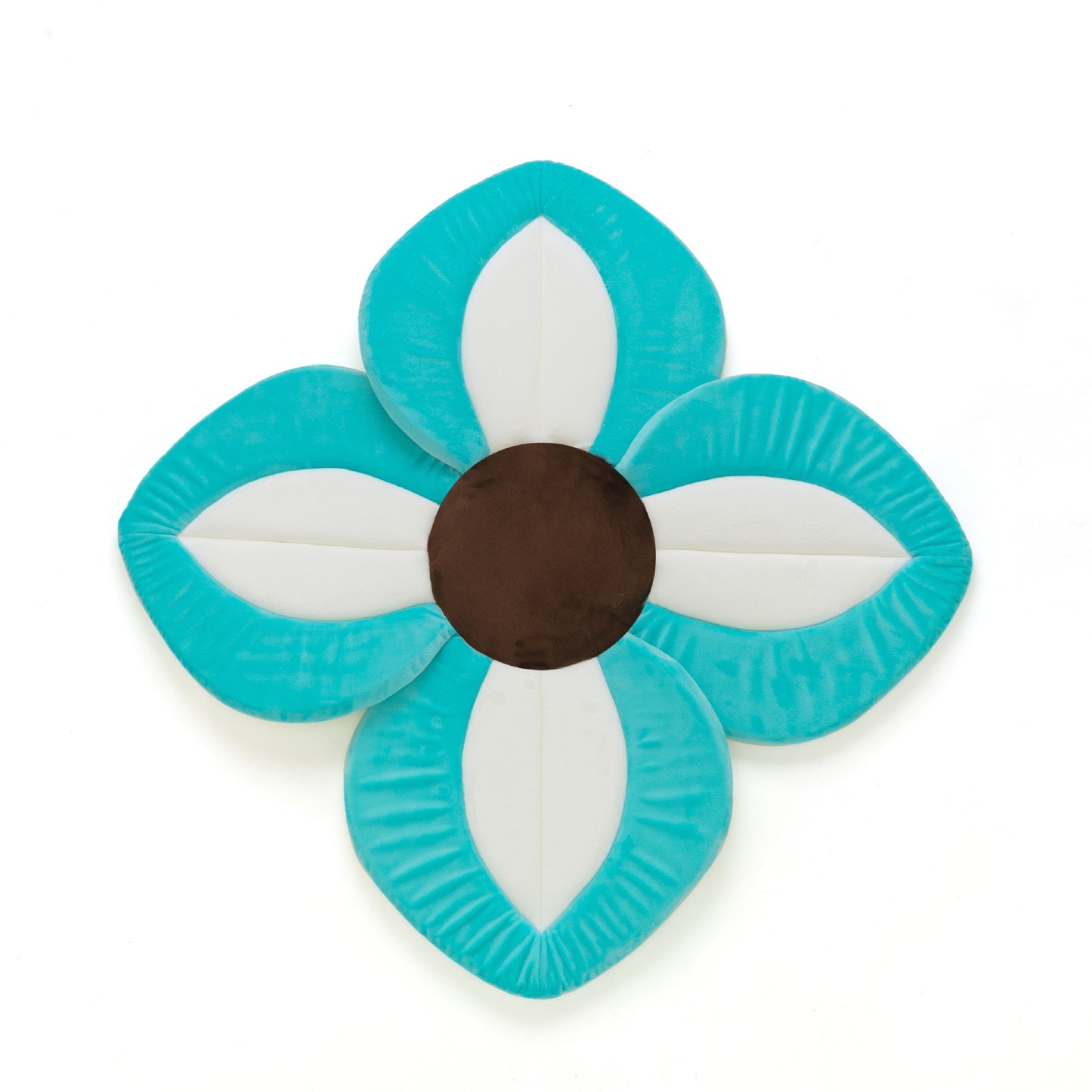 PetalNest | Foldable Baby Shower Mat | Petal Fold Design | Soft Cushioned Comfort | Pink 80 cm | Non-Slip Surface -