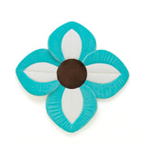 PetalNest | Foldable Baby Shower Mat | Petal Fold Design | Soft Cushioned Comfort | Pink 80 cm | Non-Slip Surface -