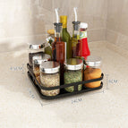 Single layer square spice rack