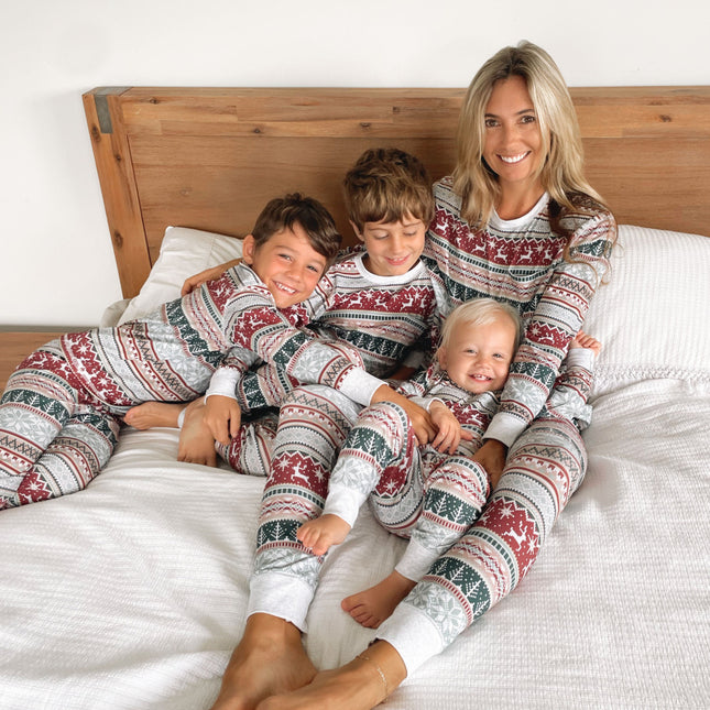 2024 Family Christmas Matching Pajamas Set Xmas Adult Kids Mother And Daughter Father Son Sleepwear Baby Family Look Outfits