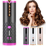 Conair | Automatic Hair Curler | Rechargeable Cordless | Lcd Display | Portable Salon Curls Anywhere -