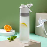 Large Capacity Spray Water Bottle | Leakproof Sports & Fitness Cup for Girls | Portable Travel Drinkware with Handle Strap | Wide-Mouth BPA-Free Plastic - Home & Garden > Kitchen & Dining > Food & Beverage Carriers > Water Bottles