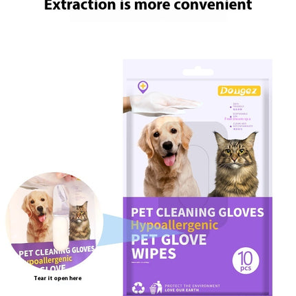 Dry Cleaning Disinfecting Paper Deodorant Pet Supplies Pet Disposable Gloves