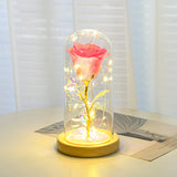 EternalRose Luxe | Glass Dome Rose | Led Rose | Romantic Gift | Red | Keepsake Gift -