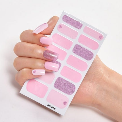 Nail Stickers, Nail Polish Glue, Full Nail Stickers