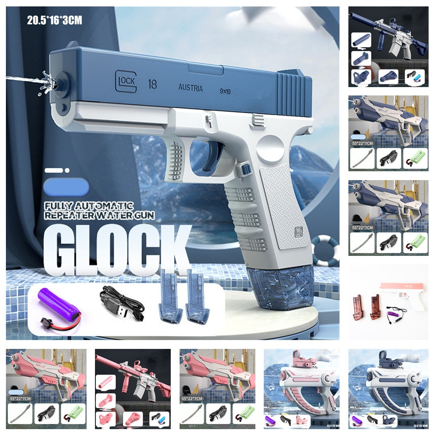 Space | Water Gun | Usb Charging | Large 358ml Tank | Fun Summer Outdoor Water Fight Toy -