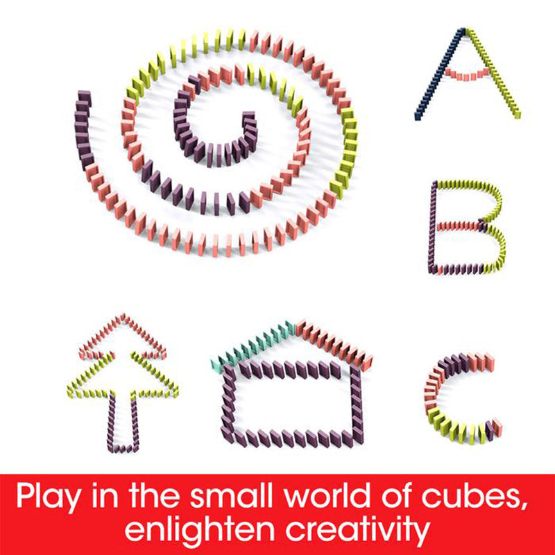 Domino Train Co | Domino Train Toy | Auto Domino Loading | Sequencing Skills | Colorful | STEM Play -