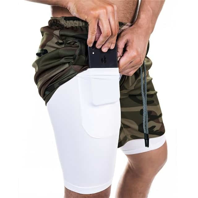 AeroFit | Pocket Compression Shorts | Moisture-Wicking Breathable | All-Day Comfort | Easy Wear and Style -