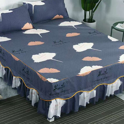 Bed Skirt Pillowcase 3 Woolly Bedsheet Bedding Set Bedspread