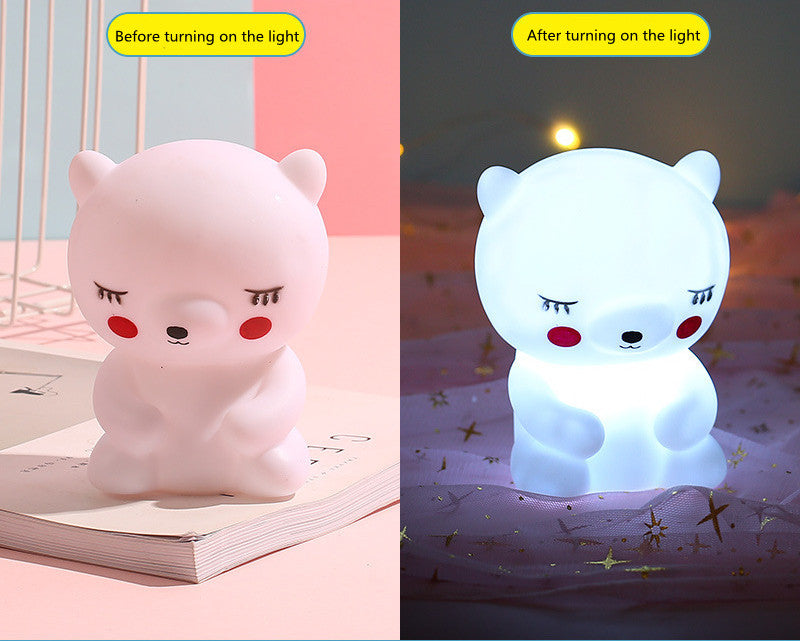 Fghgf | Night Light | Animal Shape Glow | Battery Operated | Multicolor | Calms Baby To Sleep -
