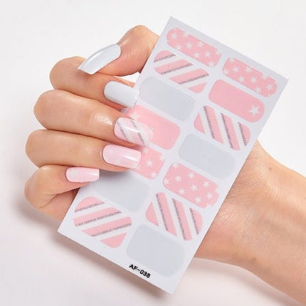 Nail Stickers, Nail Polish Glue, Full Nail Stickers