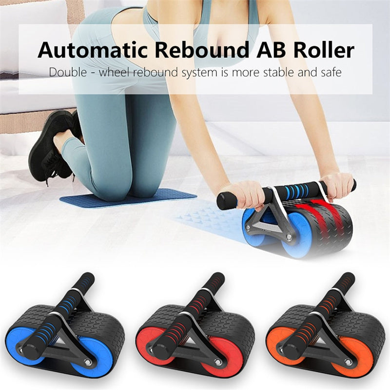 PeakFlex | Double Wheel Ab Roller | Dual Wheel Design | Comfort Grip Handle | Strengthens Abs And Core At Home -