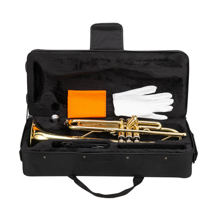 B-flat Brass, Trumpet, With 7C Mouthpiece, Suitable For Standard Students Or Beginners-Selling On Amazon Is Prohibited