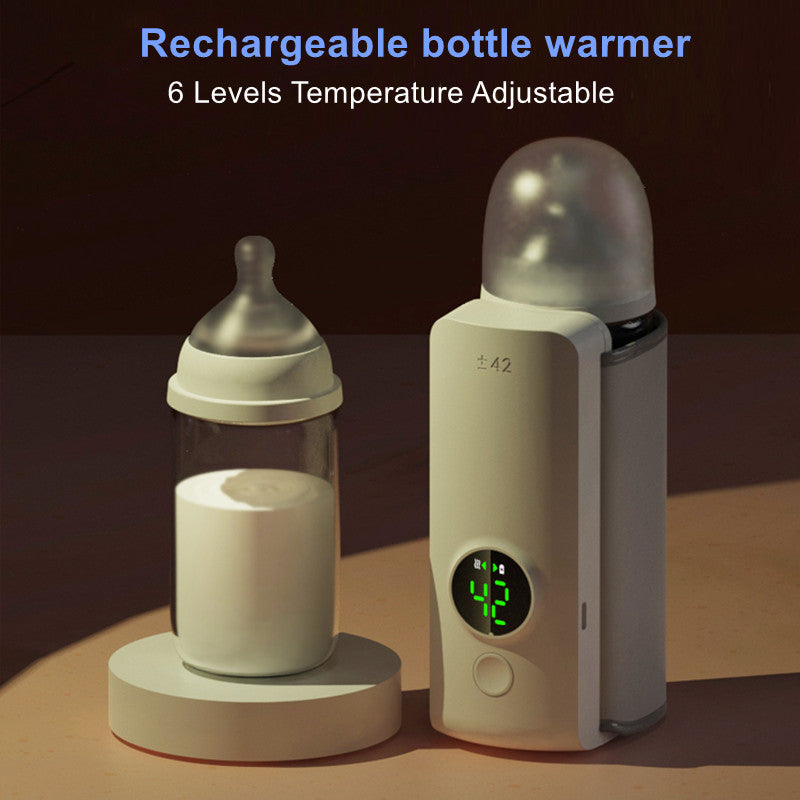 BabyWarm | Portable Wireless Warmer | Usb Rechargeable | Constant 42C Temp | Keeps Milk Warm On The Go -