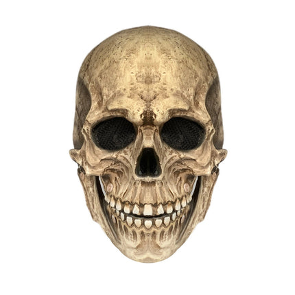 Halloween Movable Mouth Skull Mask Helmet Mouth Movable Skull Full Head Skull Mask