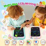 MiniLearn | Lcd Writing Tablet | 8 Point 5 Inch Color Screen | Erasable Doodle Pad | Unicorn Theme | Eye Safe Lcd Tech -