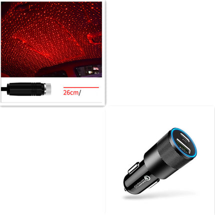 Star Light Projector Party Lights USB LED Light Interior Lighting LED Interior Car Lights Starry Sky Galaxy Night Lights