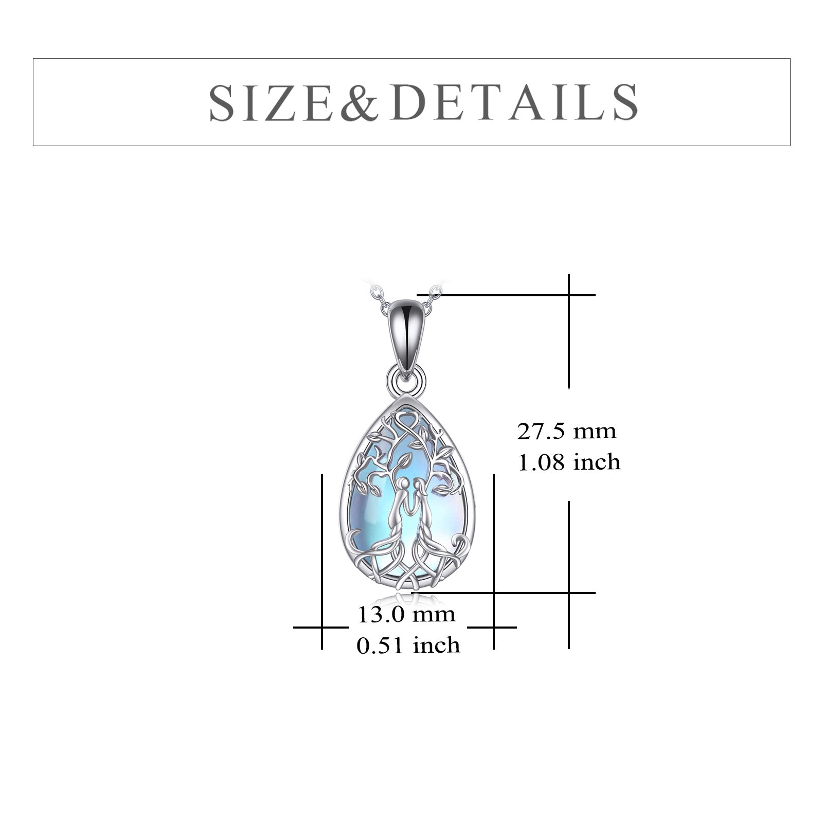 Sister | Necklace | Sterling Silver Tree Of Life Pendant | Celebrates Sister Bond | Ideal Gift For Sisters -