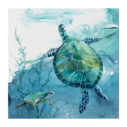 Turtle Canvas Painting Wall Art Poster