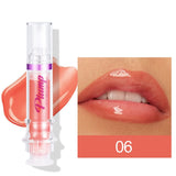 Liquid Lip Gloss Tube | High-Pigment Slightly Spicy Lip Honey Gloss | Mirror Shine Lip Color | Moisturizing & Smooth Formula | Sexy Glossy Finish | 6 Shades | Long-Lasting Lightweight Lip Makeup - Health & Beauty > Personal Care > Cosmetics > Makeup > Lip Makeup > Lip Gloss