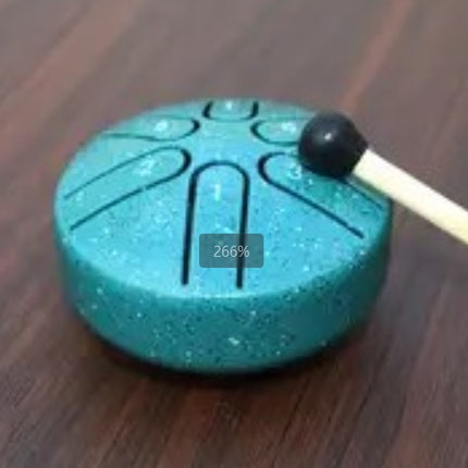 The 3-inch 6-tone Ethereal Drum Is Compact And Portable, With An Ethereal Sound That Can Relieve Stress, Heal And Meditate. It Comes With A Drumstick And A Note 3-piece Set.