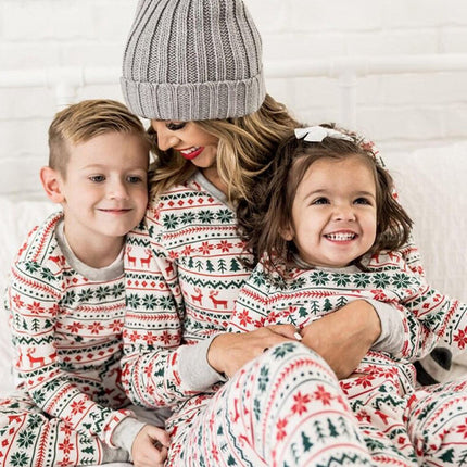 Christmas Pajamas Family Matching New Year Father Mother Kids Baby Look Clothes Set Dad Mom And Daughter Son Pyjamas Outfit