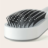 Self-Cleaning Hair Brush for Women | One-Click Cleaning Detangling Comb | 3D Air Cushion Scalp Massage Brush | Anti-Static, No-Pull Hairbrush | Pain-Free Detangling for All Hair Types | Optional Wall-Mounted Storage - Health & Beauty > Personal Care > Hair Care > Hair Styling Tools > Combs & Brushes > Paddle Hairbrushes