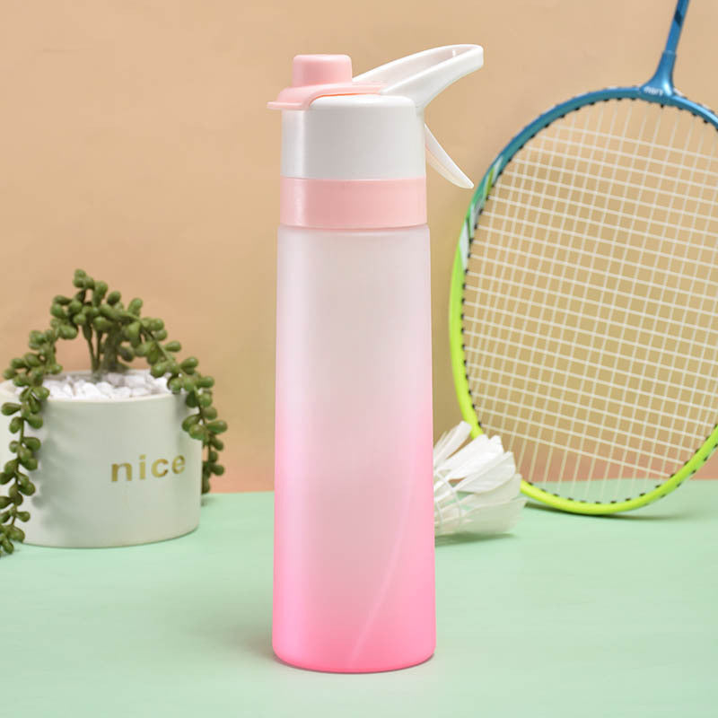 Large Capacity Spray Water Bottle | Leakproof Sports & Fitness Cup for Girls | Portable Travel Drinkware with Handle Strap | Wide-Mouth BPA-Free Plastic - Home & Garden > Kitchen & Dining > Food & Beverage Carriers > Water Bottles