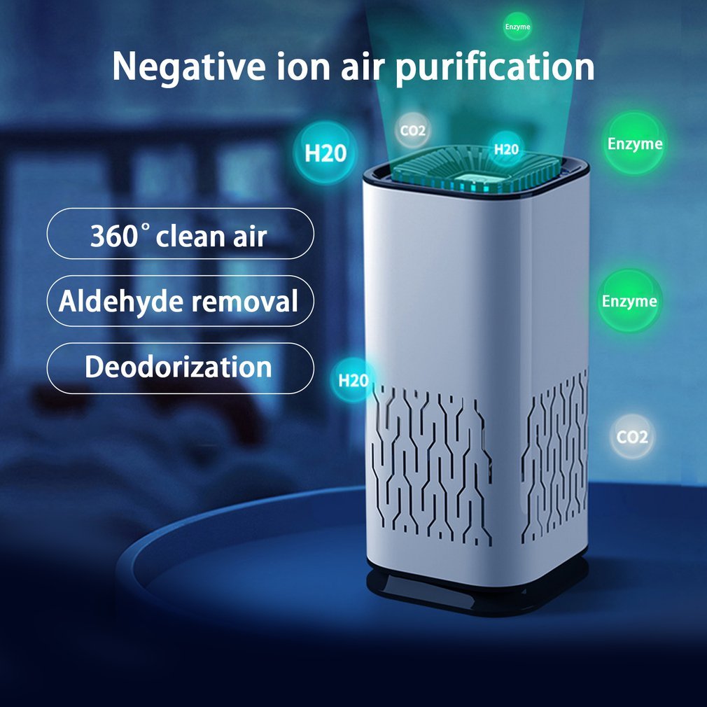 AirPure | Car Air Purifier | Portable Negative Ion Generator | Removes Formaldehyde and Odor | Freshens Car Interior -