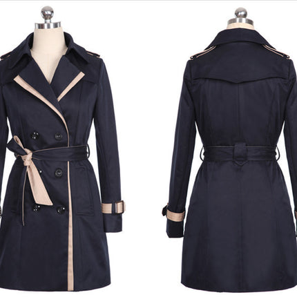 Ladies Autumn Trench Coat For Women Winter Long Coats