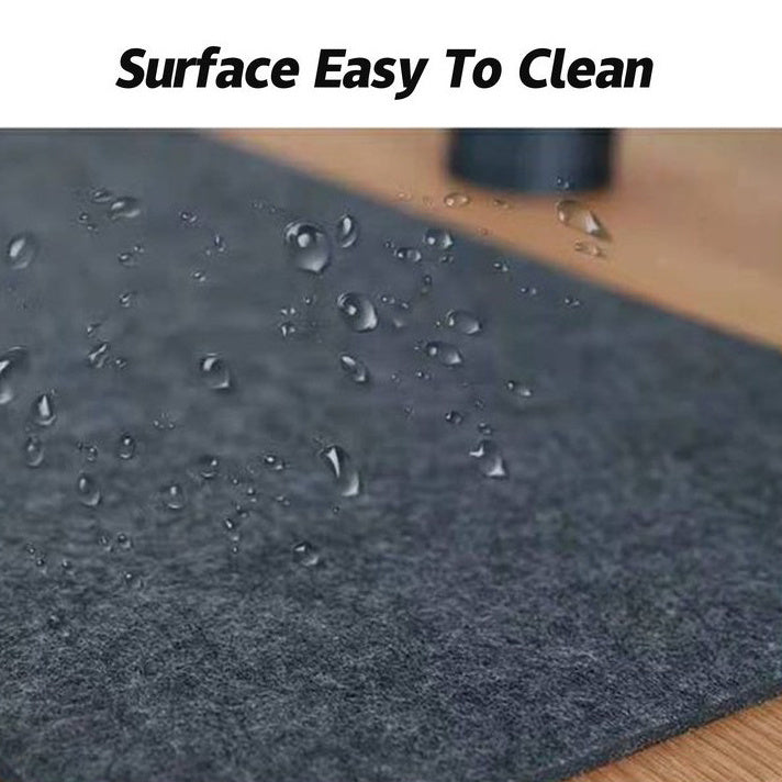 FeltGuard | Desk Pad | Non Slip Surface | 3 mm Thick Wool Felt | Protects Desk Surfaces and Keeps Workspace Sleek -