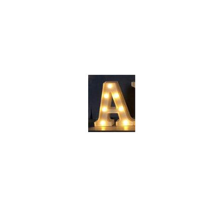 Luminous LED Letter Number Night Light English Alphabet Number Battery Lamp Romantic Wedding Christmas Party Decoration
