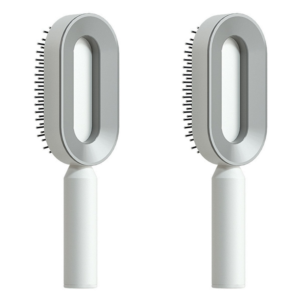 Self-Cleaning Hair Brush for Women | One-Click Cleaning Detangling Comb | 3D Air Cushion Scalp Massage Brush | Anti-Static, No-Pull Hairbrush | Pain-Free Detangling for All Hair Types | Optional Wall-Mounted Storage - Health & Beauty > Personal Care > Hair Care > Hair Styling Tools > Combs & Brushes > Paddle Hairbrushes