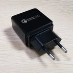 Black EU plug