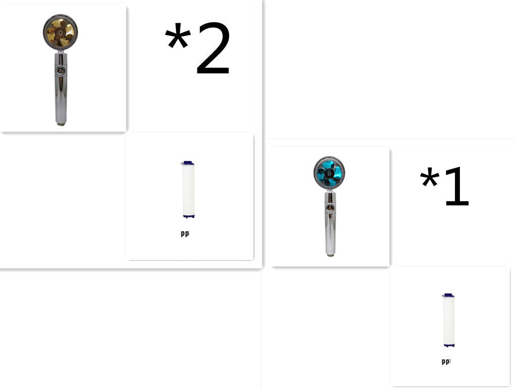 High-Pressure Water-Saving Shower Head | 360° Rotating Turbo Fan Spray Nozzle | ABS Pressurized Shower with Filter | Chrome Round Fixed Head - Hardware > Plumbing > Plumbing Fixture Hardware & Parts > Shower Parts > Shower Heads > Handheld Shower Heads