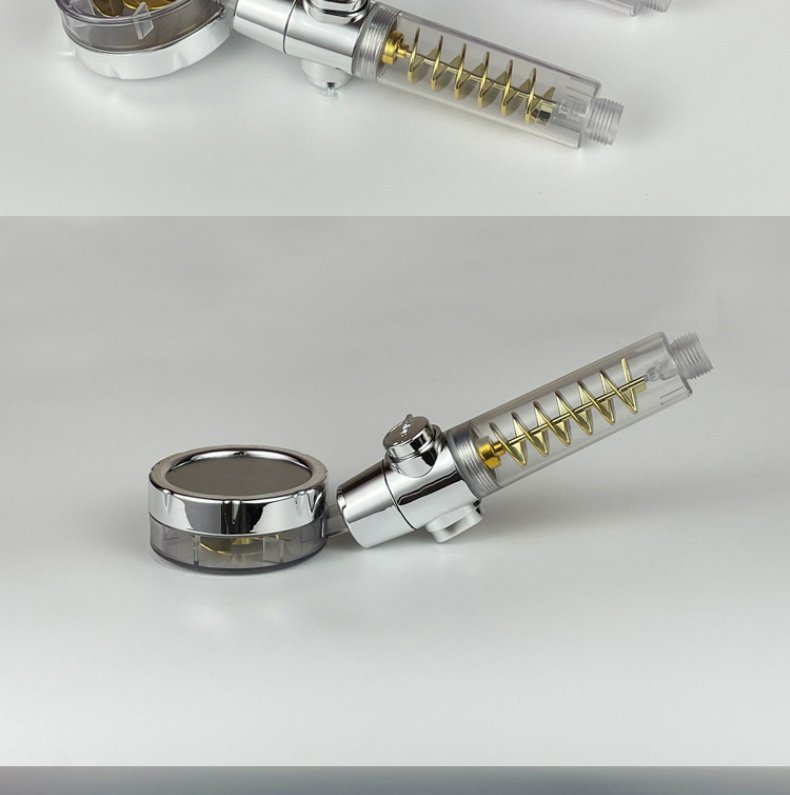 Internet Celebrity | Shower Head | Twin Turbo | Powerful Pressure | Blue | Multiple Modes -