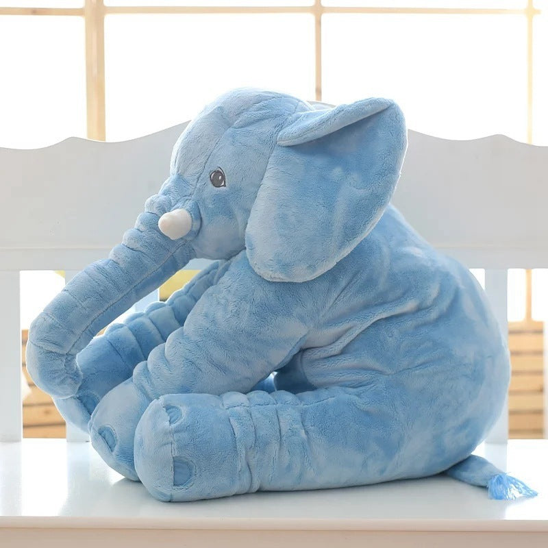 Cuddle Cloud | Elephant Plush Toy | Soft Comfort | Leather Shell | Beige | Helps Baby Sleep Peacefully -