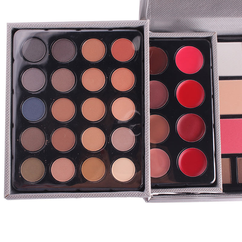 GlamPro | Eyeshadow Kit | Two-Layer 94-Color | Vibrant Pigments | Earth Tones | Polished Finish -
