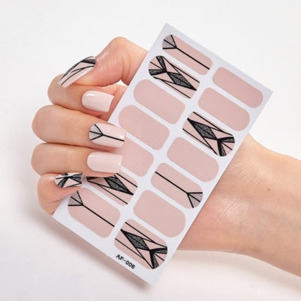 Nail Stickers, Nail Polish Glue, Full Nail Stickers