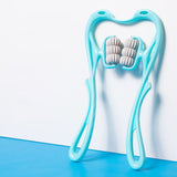 6-Roller Cervical Neck Massager | Manual Six-Wheel Deep Tissue Roller | Ergonomic Swan-Shaped Massage Tool | Relieves Neck, Shoulder, Back & Leg Tension | Adjustable Pressure | Includes Natural Crystal Jade Scraping Board - Health & Beauty > Personal Care > Massage & Relaxation > Massagers > Manual Massage Tools